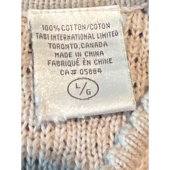 Tabi International Floral Embroidered Vest L Vintage Crochet Cottagecore Grandma - Picture 3 of 9